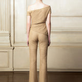 Caryln Off The Shoulder Brown Top