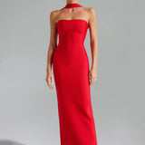 Rosee Sleeveless Bandage Maxi Dress