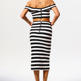 Martha Off-The-Shoulder Bandage 2 Piece Set