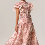 Kimivi Floral Printed 2 Piece Set