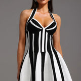 Eudora Halter Mini Dress
