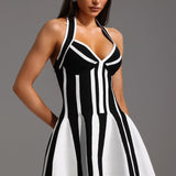 Eudora Halter Mini Dress