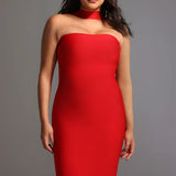 Rosee Sleeveless Bandage Maxi Dress