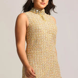 Jillian Diamond Tweed Mini Dress