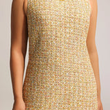 Jillian Diamond Tweed Mini Dress