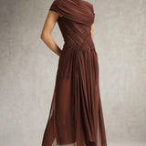 Hayden Braided Tulle Maxi Dress