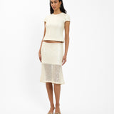 Midi Sequins Skirt