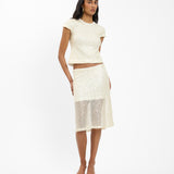 Midi Sequins Skirt