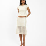 Midi Sequins Skirt