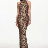 Myka Leopard Print Maxi Dress