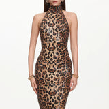 Myka Leopard Print Maxi Dress