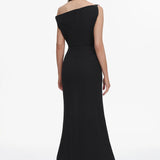Paulina Oblique Shoulder Midi Dress