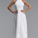 Nuvola Halter Midi Dress