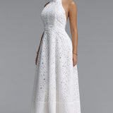 Nuvola Halter Midi Dress
