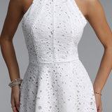 Nuvola Halter Midi Dress