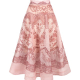 Kimivi Sleeveless Floral Printed Shirt Two-Piece Set