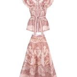 Kimivi Floral Printed 2 Piece Set