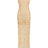 Leila Sleeveless Slit Midi Dress